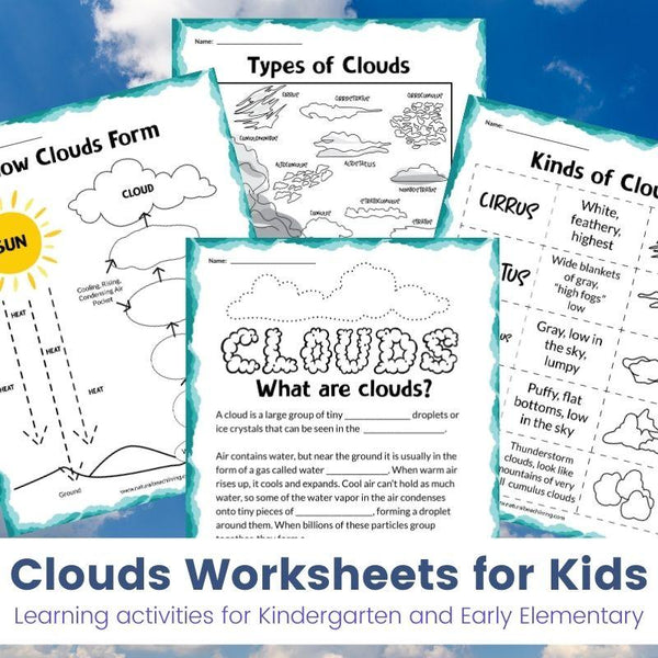 Cloud Theme Printable Activities – shop natural beach living