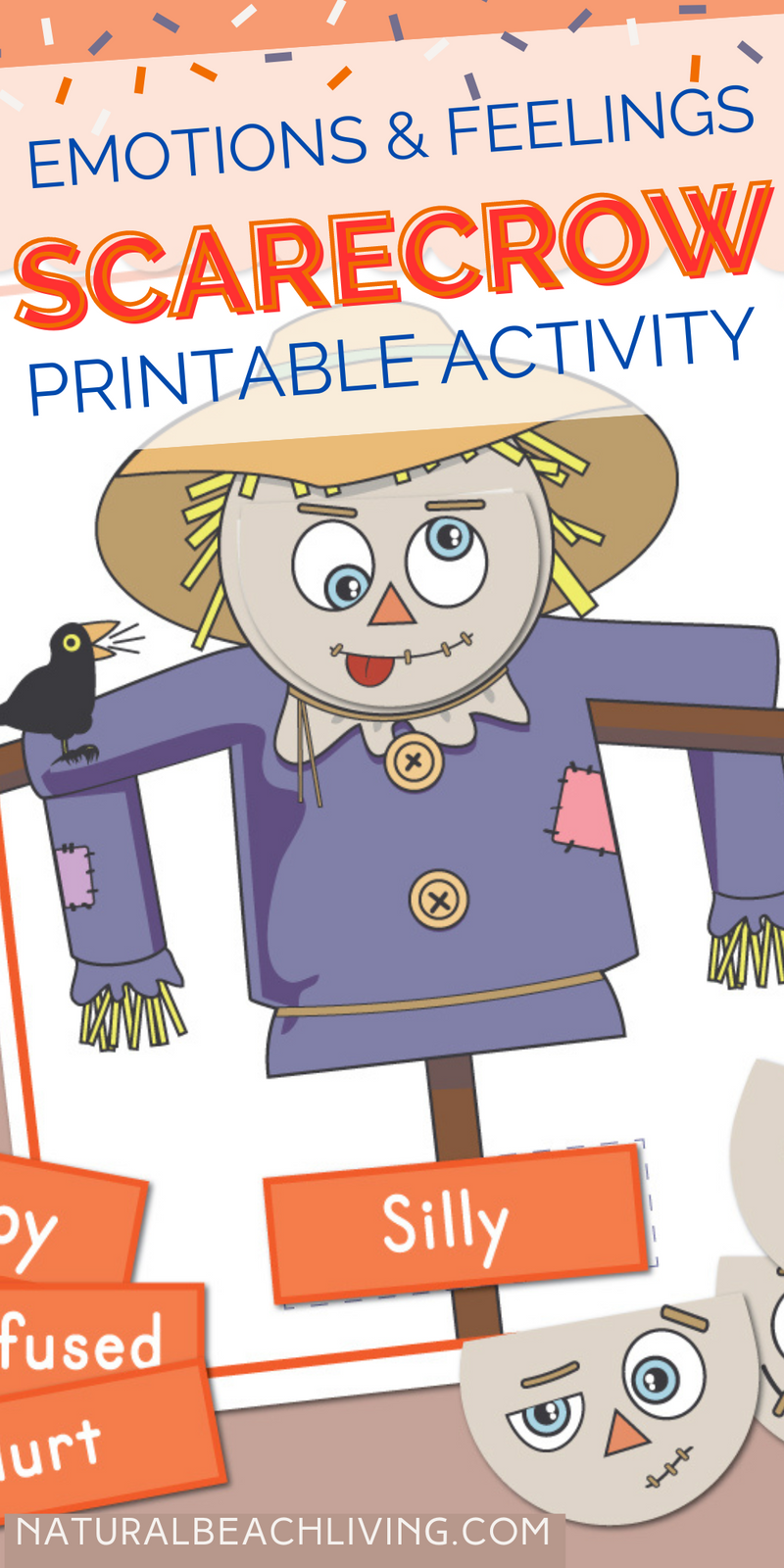 Scarecrow Emotions Activities Printables