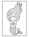 Mermaid Coloring Book - Printable Coloring Pages