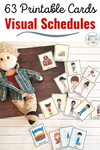 Family Visual Schedule Cards