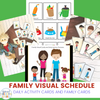 Family Visual Schedule Cards