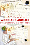 Winter Woodland Animals Montessori Math