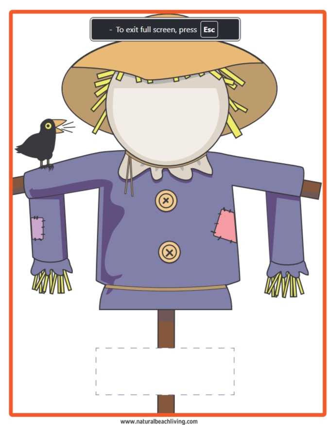 Scarecrow Emotions Activities Printables