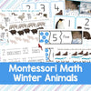 Winter Animals Montessori Math Activities