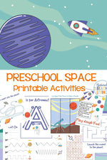Space Theme Printables Activities Pack