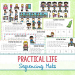 Practical Life Skills Sequencing Mats