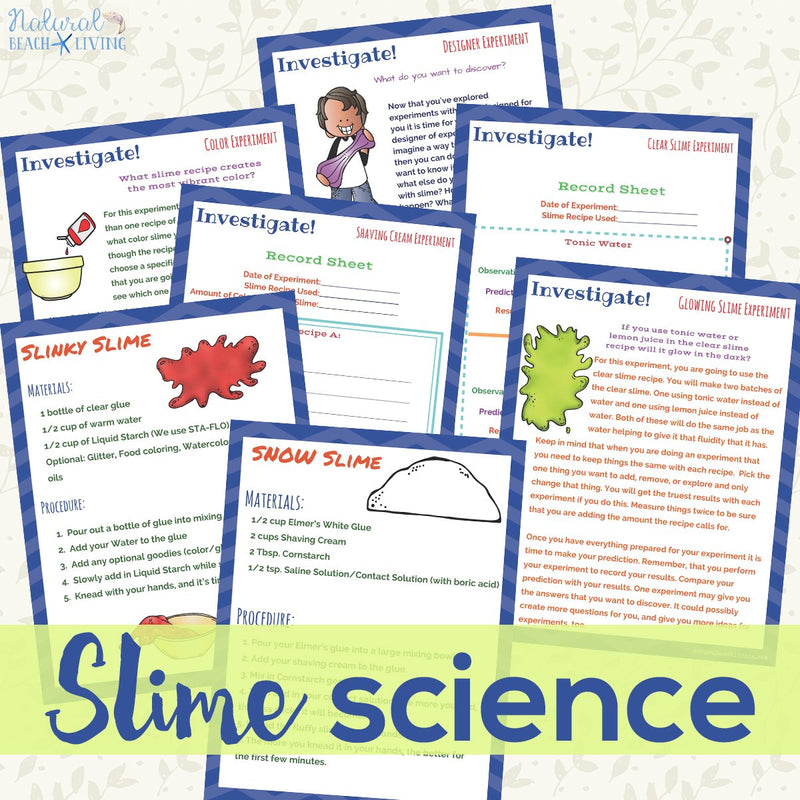 Slime Science Experiments, Lessons, and Recipes