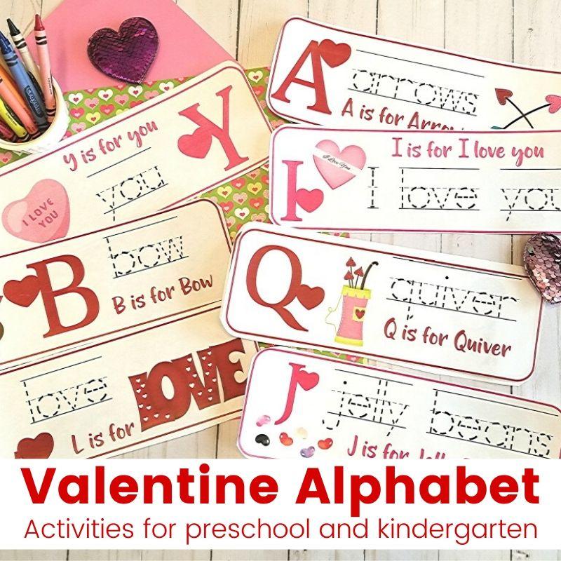 Valentine's Day Preschool Alphabet Activities