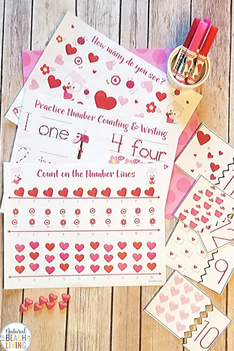 Valentine's Day Math for Preschoolers