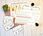 Winter Woodland Animals Montessori Math