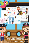 Pirate Theme Printables Activities Pack