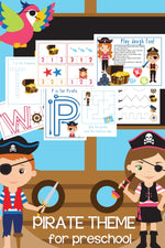 Pirate Theme Printables Activities Pack